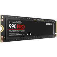 Price watch: 🔽Samsung 990 Pro | 2 TB | NVMe | PCIe 4.0 | 7,450 MB/s read | 6,900 MB/s write | $199.75$169.99 at Amazon (save $19.99) Price watch: 🔽Samsung 990 Pro | 2 TB | NVMe | PCIe 4.0 | 7,450 MB/s read | 6,900 MB/s write | $199.75$169.99 at Amazon (save $19.99)